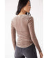 Date Night Top Taupe Stone