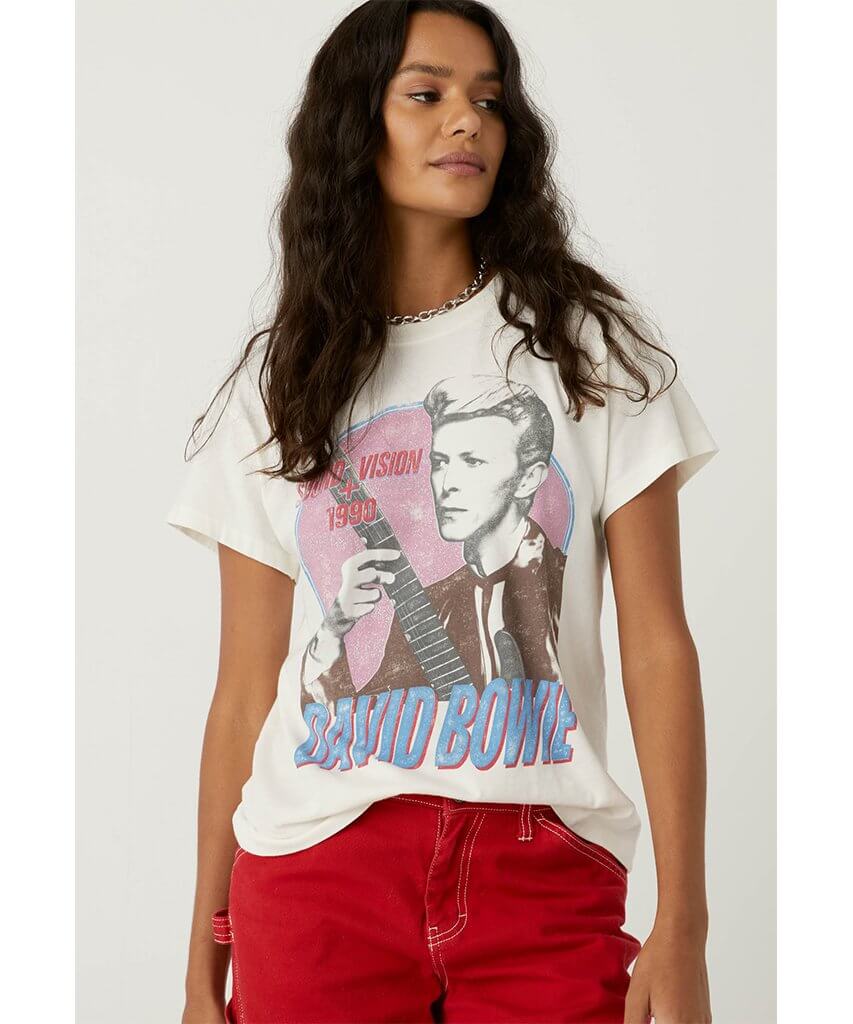 David Bowie Sound And Visions Tour Tee