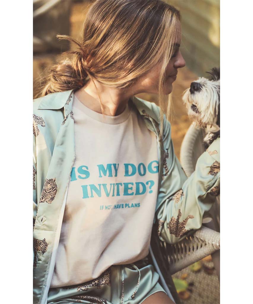 New Is My Dog Invited Tee