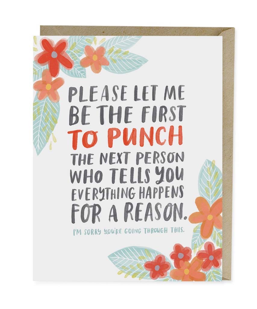 Everything Happens for a Reason Empathy Card