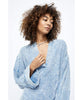 Anguilla Washed Pullover Flower Blue