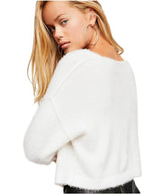 Princess V-Neck Sweater, White
