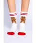 Gingerbread Fuzzy Socks