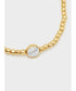Power Howlite Gemstone Charm Bracelet, Gold