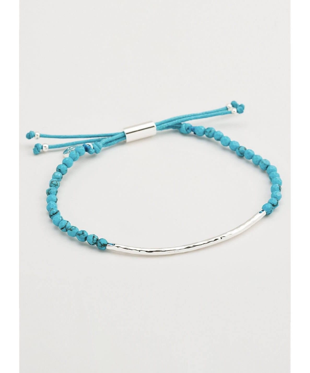 Power Gemstone Turquoise Bracelet for Healing, Silver