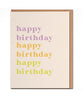 Happy Birthday Colorful Card