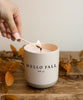 Hello Fall Soy Candle | Stoneware Candle Jar