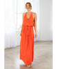 Lucky Star Maxi Dress Hot Coral