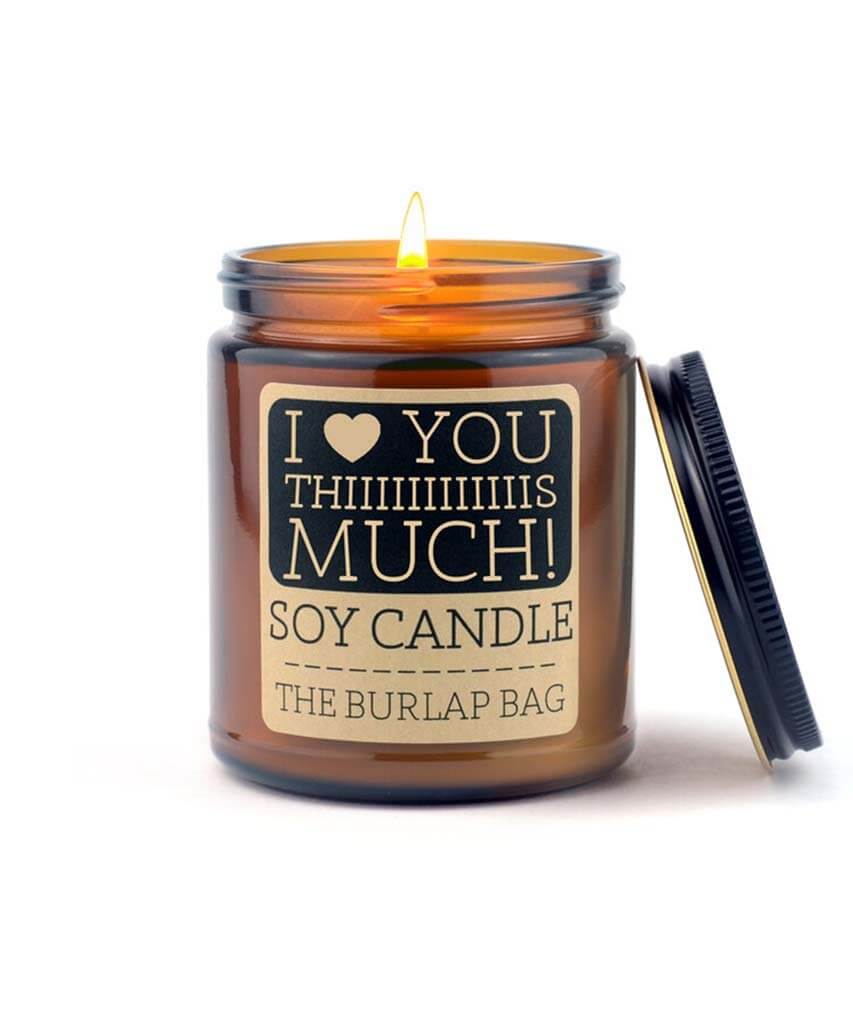 I love you thiiiiiiiiiis much! Large Soy Candle