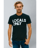 Locals Only Charcoal Tee