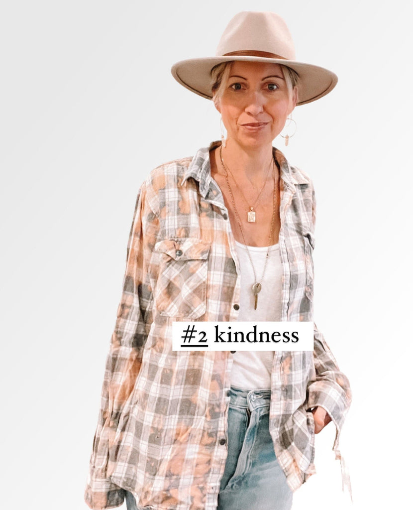 Kindness Outlaw Flannel- One Size