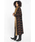 Langston Cardigan Cheetah Chains Knit w/Faux Fur