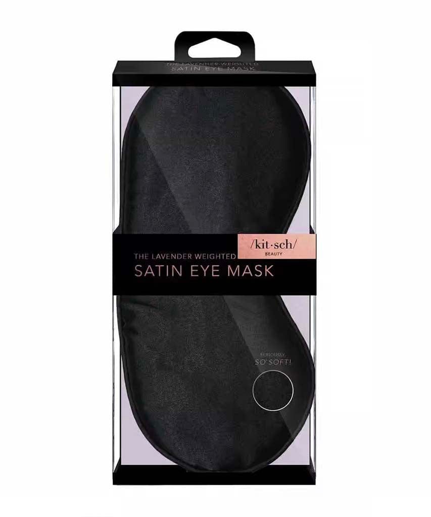 Satin Weighted Eye Mask - Lavender
