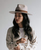 Miller Ivory Pinched Fedora