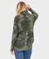 Marcy Tie Die Thermal Tunic Matcha