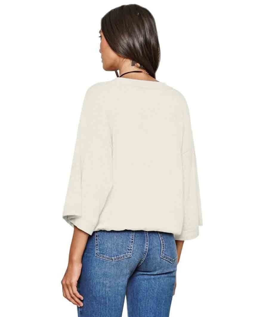 Her Story Wrap Front Sweater