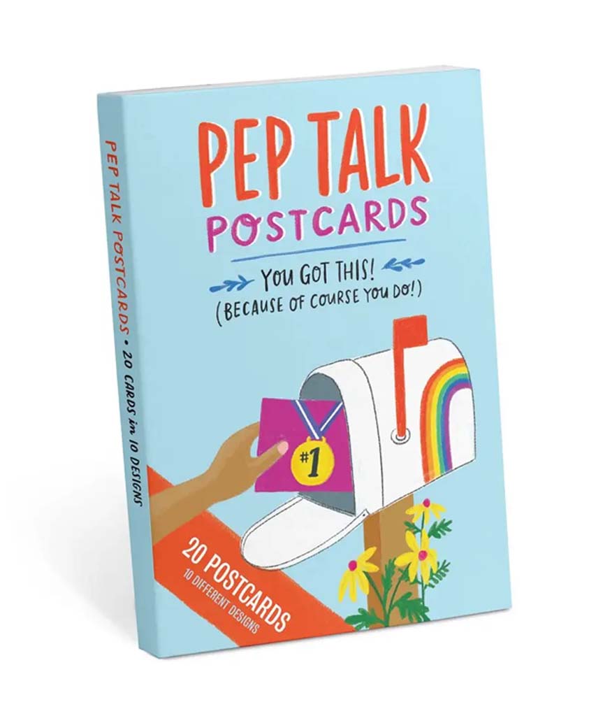 Pep Talk Postcard Book