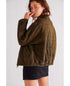 Quilted Dolman Jacket Dusted Military