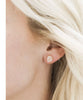 Rose Quartz Love Prong Earrings