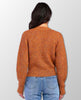 Rust Button Up Cardigan