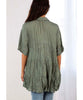 Smooth Sailing Button Up Tunic Olive