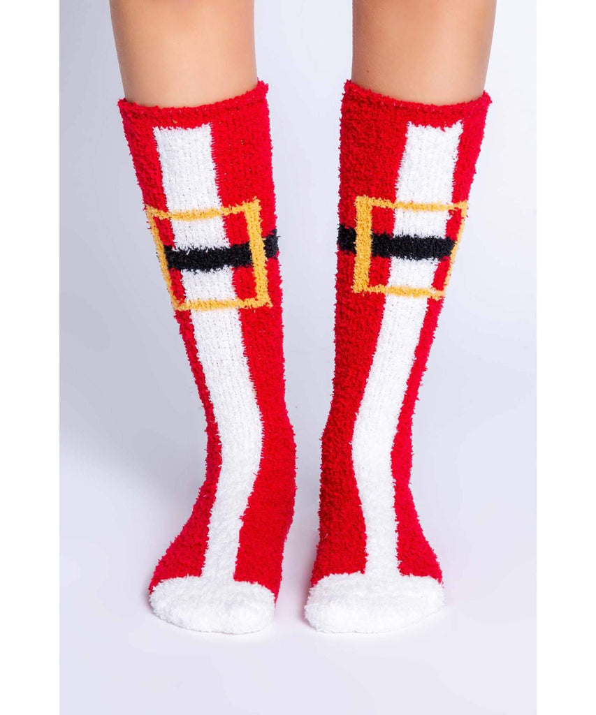 Santa Fuzzy Socks