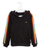 kids rainbow pullover hoodie