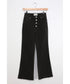 Eastcoast Crop Flare Washed Black High Rise Jeans