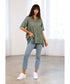 Smooth Sailing Button Up Tunic Olive