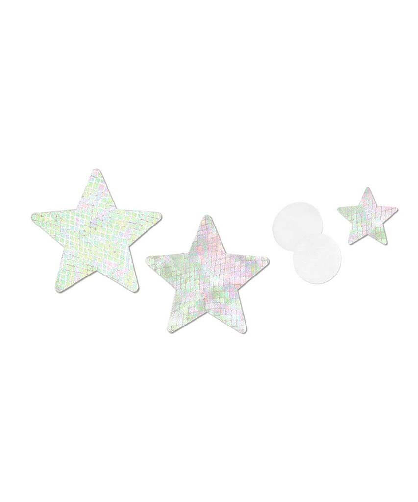 Adhesive Nippies Covers White Snake Star