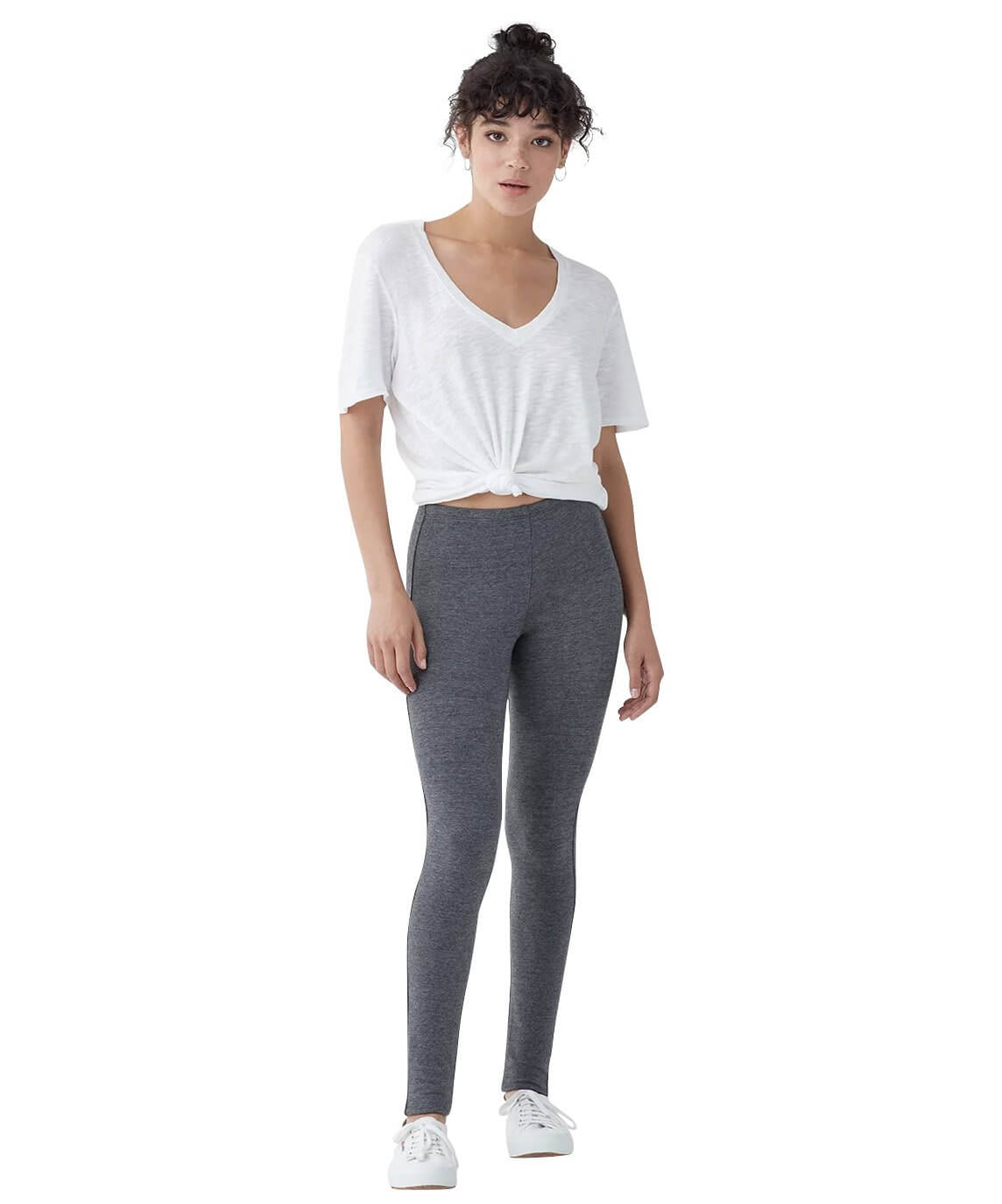 French Terry Legging, Grey – PINK ARROWS