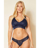 Never Say Never Thong Navy Blue