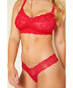 Never Say Never Thong Mystic Red