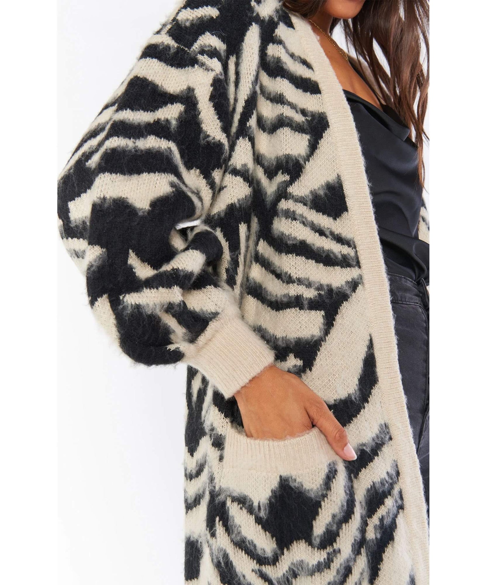 Out and About Cardi Tigre Knit