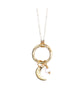 Crescent Moon Necklace Pearl