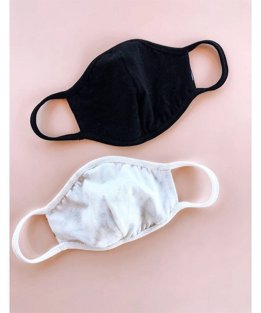 Nudes Reversible Face Mask White