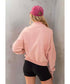 Saturdays Zip-Up Sweatshirt Dirty Pink