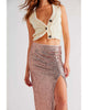Ariana Sequin Maxi Skirt Pink Champagne