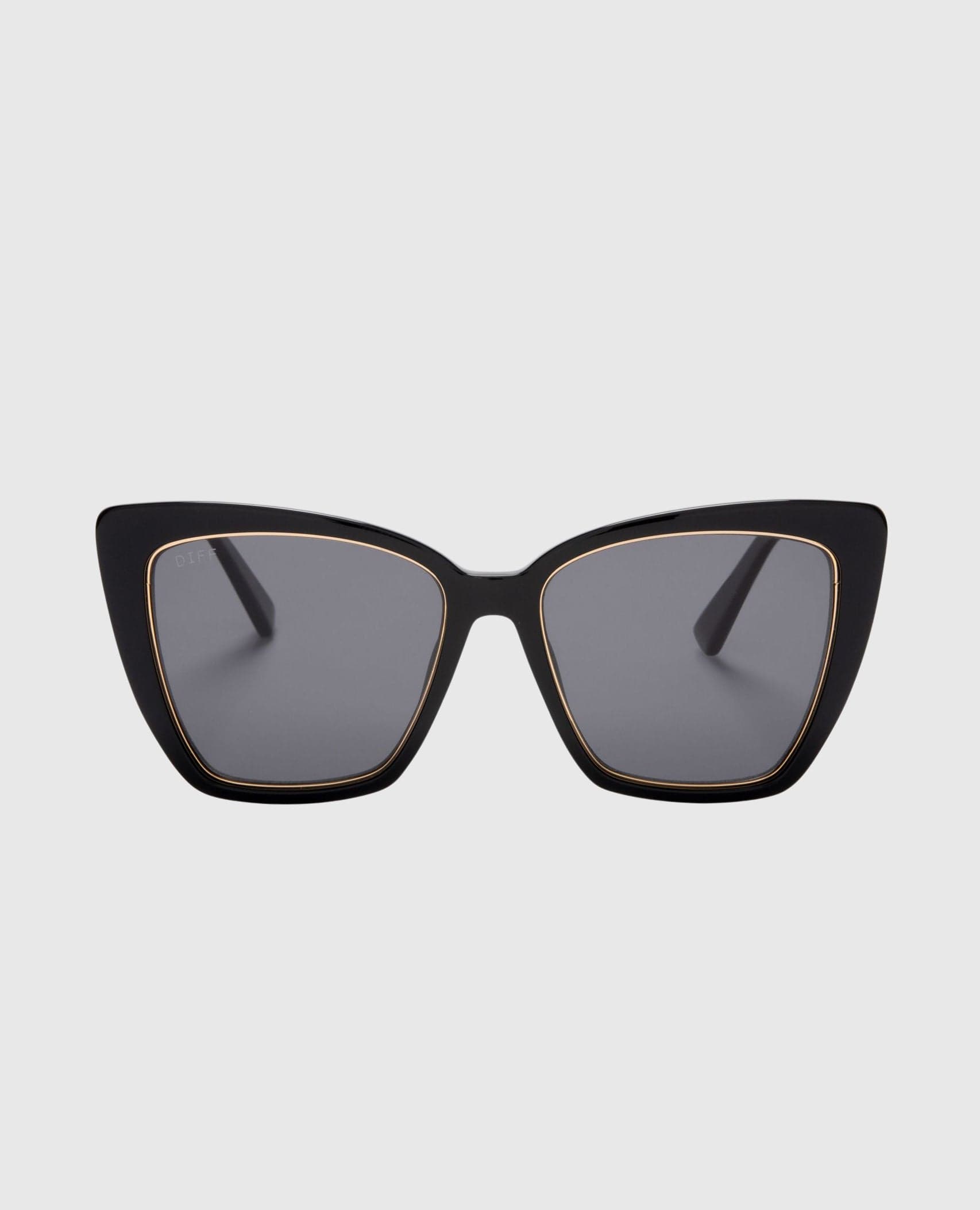 Becky IV Black Grey Polarized Sunglasses
