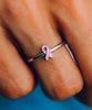 Breast Cancer Ring Silver