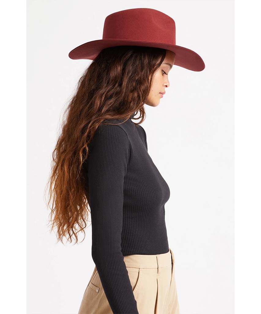 Joanna Felt Packable Hat Brick