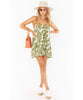 Caroline Mini Dress Green Majestic Palm
