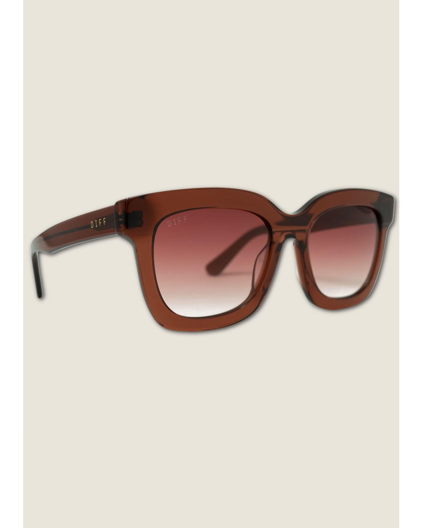 Carson Deep Amber Terracotta Gradient Sunglasses