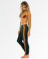 5 Stripe Neon Rainbow Sweatpants Charcoal Women