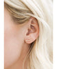 White Crawler Earrings