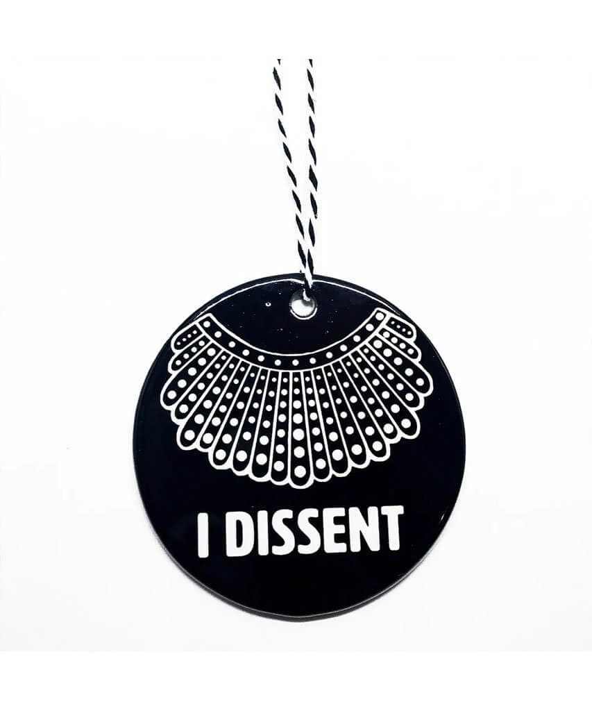 RBG Dissent Collar Ornament