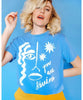 You Are Divine Cloud Blue Tee