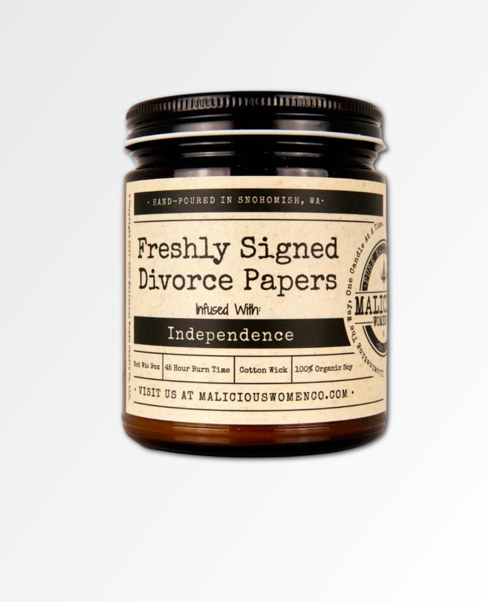 Freshly Signed Divorce Papers -Bonfire