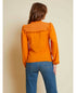 Dolly Smocked Long Sleeve Persimmon