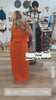 Lucky Star Maxi Dress Hot Coral